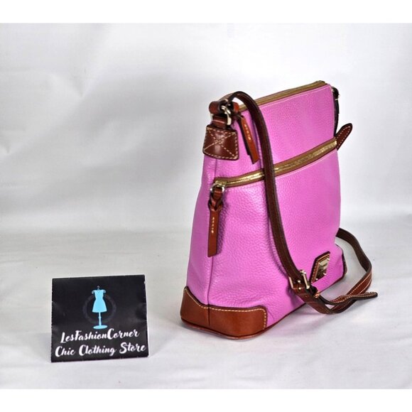 Dooney & Bourke Women's Light  Purple  Pebble Leather Crossbody Bag Medium 245 - Picture 5 of 13